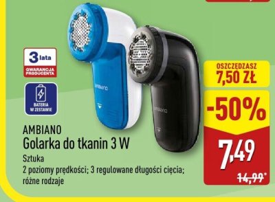 Golarka do tkanin 3 W promocja w Aldi