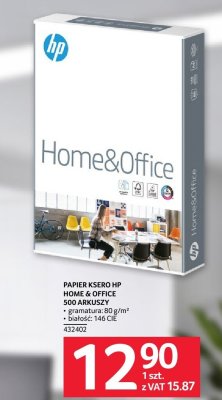 Papier ksero HP Home & Office A4 500 arkuszy promocja w Selgros