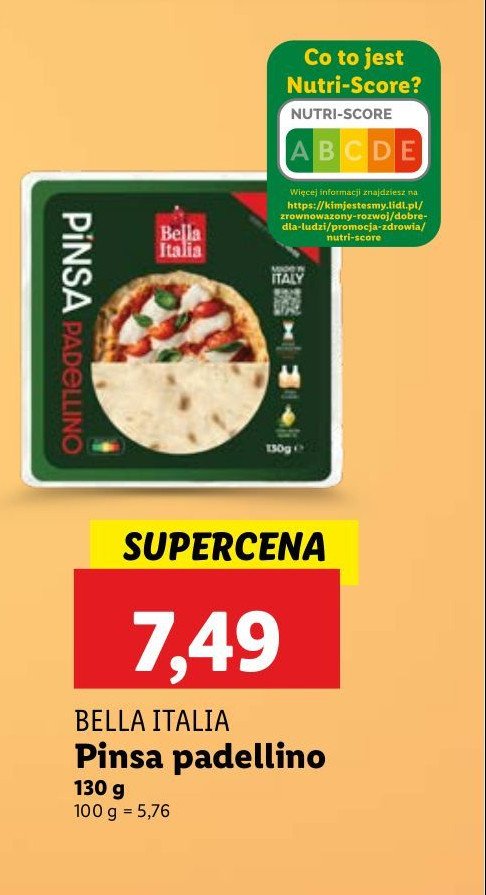 Pinsa mini BELLA ITALIA promocja