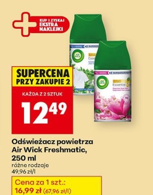 Odświeżacz powietrza Air Wick Freshmatic, 250 ml promocja w Biedronka