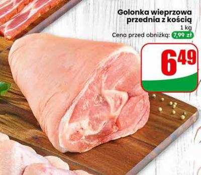Golonka wieprzowa przednia z kością promocja w Dino