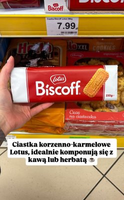 Ciastka Biscoff  promocja w Dino