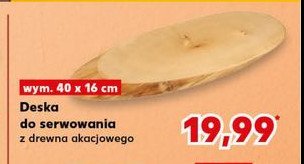 Deska do serwowania 40 x 16 cm promocja w Kaufland