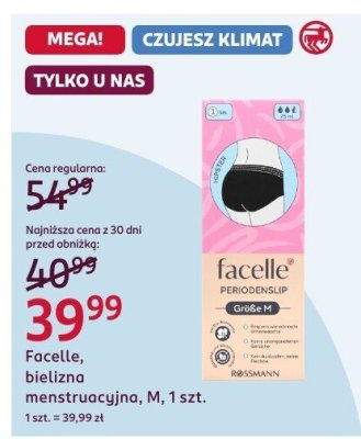 Bielizna menstruacyjna Facelle, M, 1 szt. promocja w Rossmann