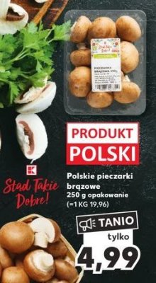 Pieczarki brązowe K-classic stąd takie dobre! promocja