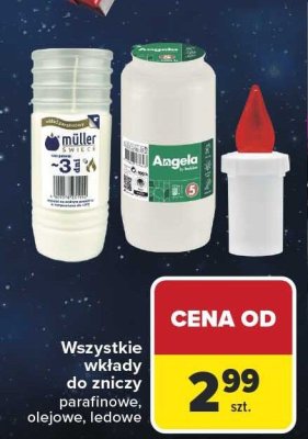Wszystkie wkłady do zniczy promocja w Carrefour