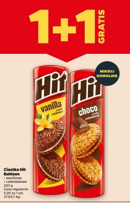 Ciastka czekoladowe 1+1 GRATIS promocja w Netto