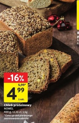 Chleb proteinowy NOWEL promocja w Intermarche