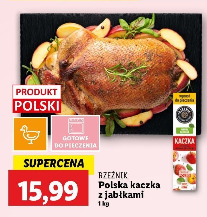 Kaczka faszerowana jabłkami w przyprawach Rzeźnik codzienna dostawa promocja w Lidl