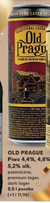 Piwo Old Prague dark lager promocja w Kaufland