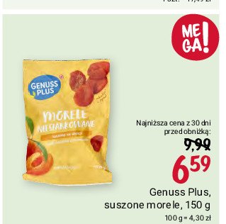 Morele suszone Genuss plus promocja