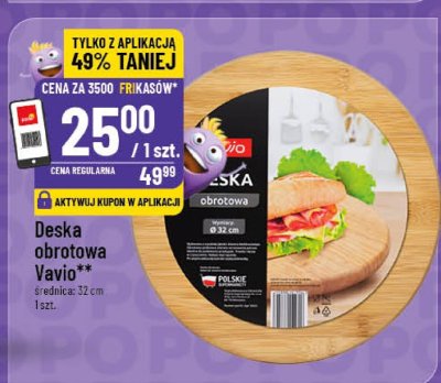 Deska obrotowa Vavio promocja w POLOmarket