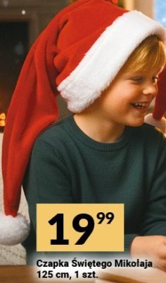 Czapka Świętego Mikołaja 125 cm, 1 szt. promocja w Twój Market
