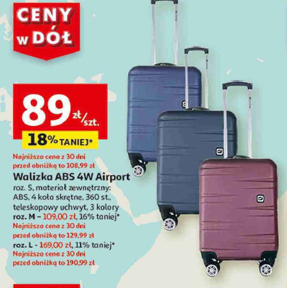 Walizka abs 4w roz. s Airport promocja