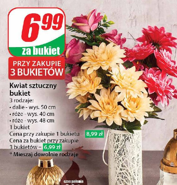 Bukiet róż 48 cm promocja