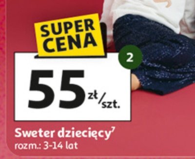 Sweter dziecięcy promocja w Auchan