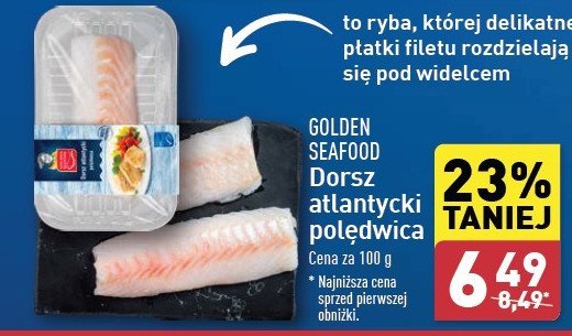 Dorsz atlantycki - polędwica Golden seafood promocja