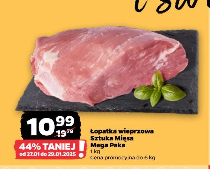 Łopatka wieprzowa SZTUKA MIĘSA NETTO promocja