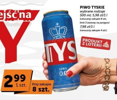 Piwo Tyskie zero promocja w ABC