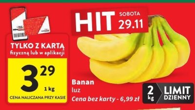 Banan luz promocja w Intermarche