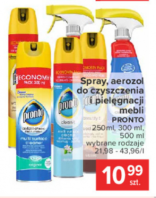 Spray do mebli jasmine Pronto anti-dust promocja