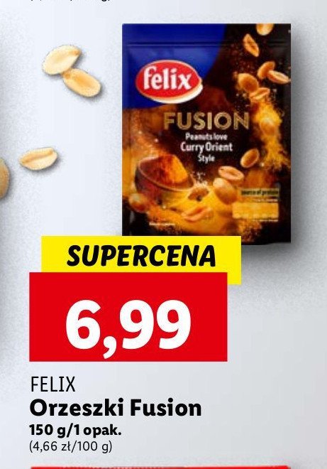 Orzeszki ziemne curry orient Felix fusion promocja