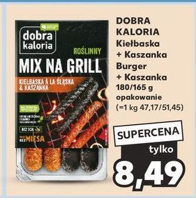 Burger i kaszanka na grill Dobra kaloria promocja