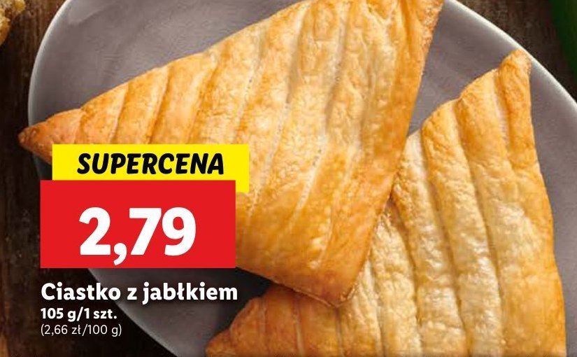 Ciastko z jabłkiem promocja