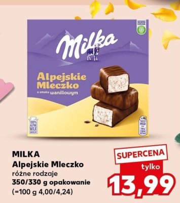 Alpejskie mleczko promocja w Kaufland