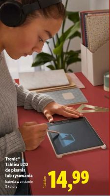 Tablica LCD do pisania lub rysowania promocja w Lidl