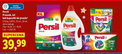 Kapsułki do prania Persil promocja w Lidl