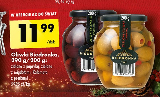 Oliwki kalamata z pestkami Biedronka promocja w Biedronka