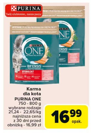 Karma dla kota sterilcat Purina promocja