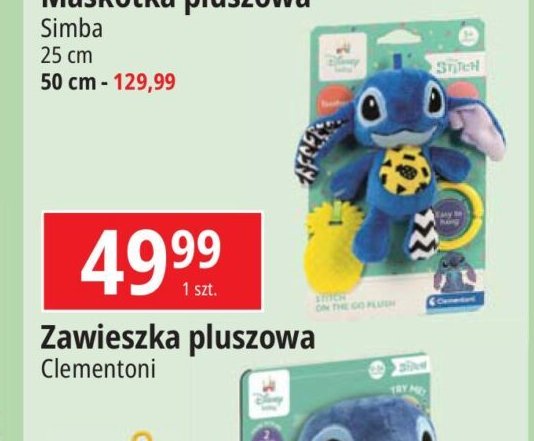 Zawieszka pluszowa stitch Clementoni promocja