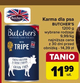 Karma dla psa Butcher's promocja