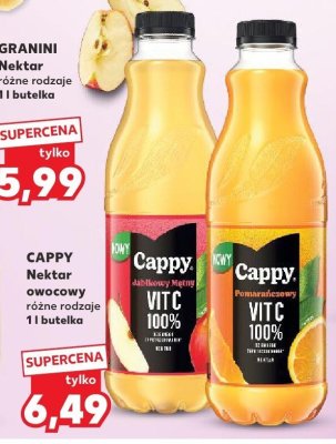 Nektar Cappy owocowy różne rodzaje 1 l  promocja w Kaufland