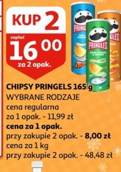 Chipsy salt & vinegar Pringles promocja