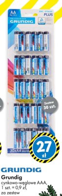 Baterie cynkowo-węglowe Grundig AA promocja w Tedi