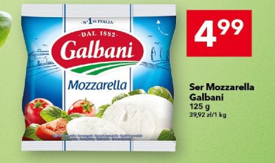 Ser Mozzarella Galbani promocja w LEWIATAN