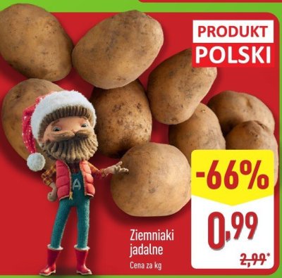 Ziemniaki jadalne promocja w Aldi