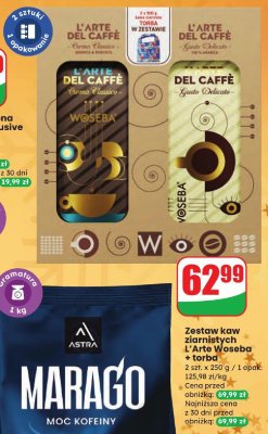 Zestaw kaw ziarnistych L'Arte Woseba + torba promocja w Dino