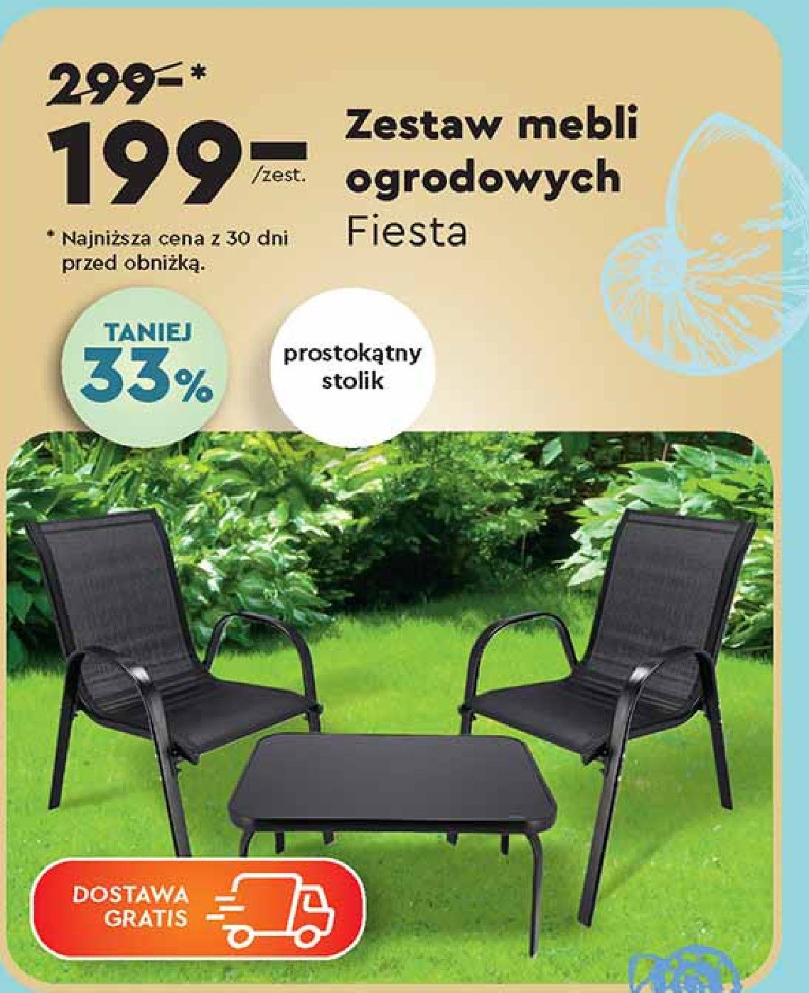 Zestaw mebli fiesta Jumi promocja