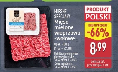 Mięso mielone wieprzowo wołowe Mięsne specjały promocja