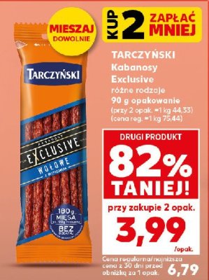 Kabanosy wo艂owe Tarczy艅ski exclusive promocja