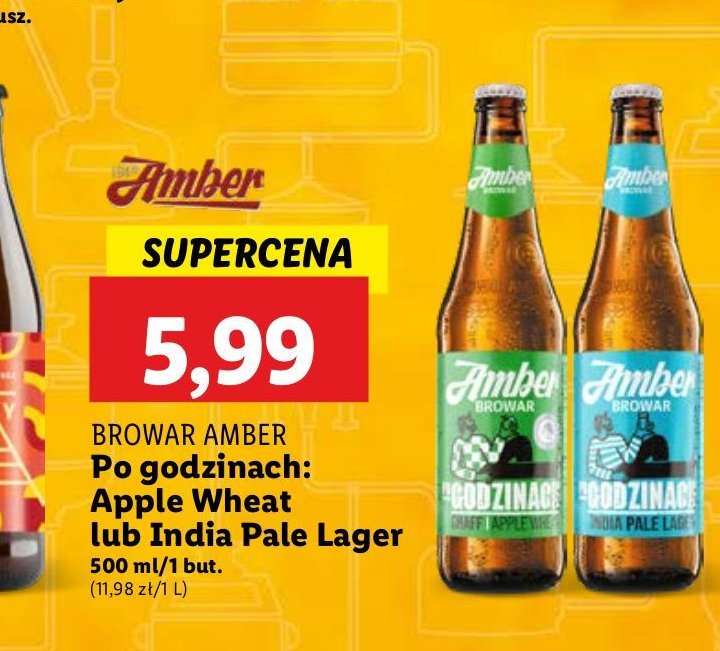 Piwo Po godzinach apple wheat promocja