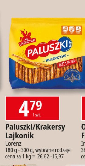 Krakersy super Lajkonik krakersy promocja