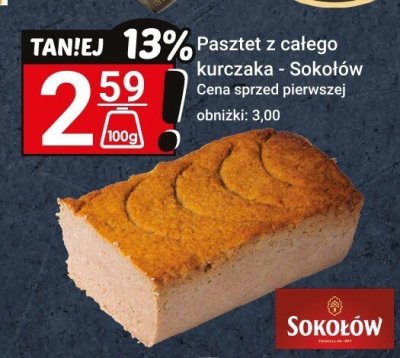 Pasztet z całego kurczaka - Sokołów promocja w Hitpol