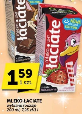 Mleko Łaciate wybrane rodzaje promocja w ABC