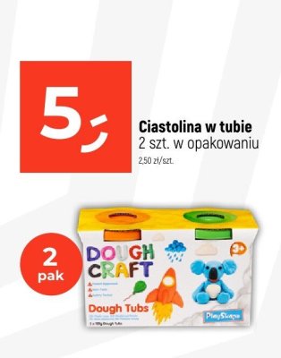 Ciastolina w tubie Dough Craft promocja w Dealz