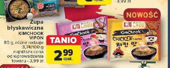 Zupa z kurczakiem Kim chook promocja w Carrefour